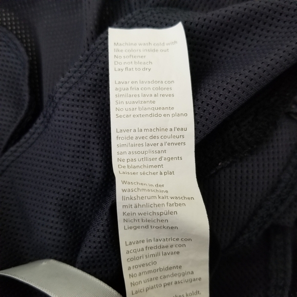 Fabletics sheer dark gray wrap around sleeveless open back scoop neck top Sz XL - Picture 11 of 11